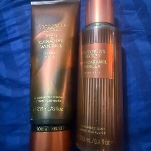 ‘Victoria's Secret’ Rich Caramel Vanilla Lotion/ Mist Fragrance Set